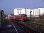 610 514 und 610 014 bei der Ausfahrt aus Amberg.