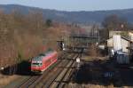 610 001 mit RE 3454 in Immenreuth (17.12.2007)