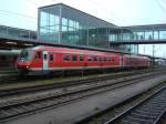 Ein Triebwagen der BR 610 am 09.12.2007 in Regensburg HBF.