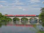 Zwei 610er sind am 28.4.2008 bei Regenstauf unterwegs.