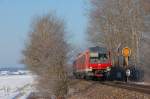 610 015 als RE3547 am 29.01.2011 am EVSiG von Freihls