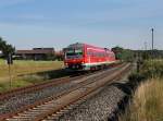 Der 610 019 als RE am 12.08.2012 unterwegs bei Richt.