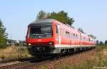 Pendolino DB Regio 610 002 + 019 als RE 3558 Regensburg - Nrnberg, KBS 870 Schwandorf - Nrnberg, fotografiert in Freihls am 23.08.2012 --> Links hinten befindet sich das Anschlugleis mit