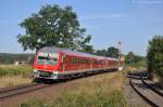 610 011 + 019 als RE3581 am 12.08.2012 bei Freihls