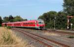 RE 3697 nach Regensburg am 22.8.13 in Nabburg