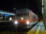 610 502 steht hier mit dem RE3469 (Nrnberg-Hof) im Hofer Hbf am 22.09.2013.