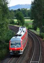 DB Regio Pendolino 610 011 + 610 015 als RE 3698 Schwandorf - Hof, KBS 855 Regensburg - Hof, fotografiert zwischen Schwandorf und Irlaching am 21.06.2013