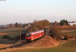 611 017-4 als RE 22310 (Neustadt(Schwarzw)-Rottweil) bei Unadingen 16.3.17