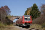 611 001 am 14.10.17 als IRE nach Ulm Hbf in Löffingen.