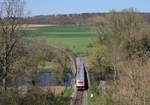 611 020-8 als RE 22319 (Sigmaringen-Ulm Hbf) bei Scheer 20.4.19