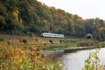 Am 11.10.2002 ist eine unbekannte 611-Einheit bei Kirschhofen zwischen Gräveneck und Weilburg in Richtung Gießen unterwegs.