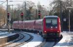 611 041-5 und ein weiterer 611er bei der Einfahrt als IRE 3104 Ulm Hbf - Basel Bad Bf in Radolfzell.