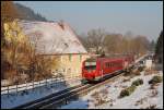 Dieser 611er war im Janaur 2009 auf dem Weg nach Ulm Hbf.