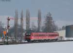 611 023-3 als IRE 3128 (Singen(Hohentwiel)-Basel Bad Bf)am Esig Neunkirch 16.2.10