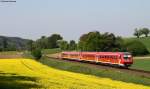 611 041-5 und *** als IRE 3352 (Ulm Hbf-Basel Bad Bf) Bei Neunkirch 25.4.11