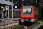 Badische Hauptbahn, die letzten Kilometer (VIII). In Radolfzell trennen sich die Wege von 511 529 und der badischen Hauptbahn. April 2011.