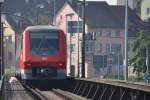 KONSTANZ (Landkreis Konstanz), 24.09.2011, 611 540 überquert als Regionalbahn nach Konstanz die Seerheinbrücke in Konstanz