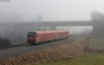 611 *** als RE 22306 (Neustadt(Schwarzw)-Rottweil) bei Rottweil 27.12.11