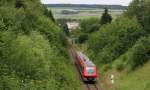 611 040-7 als IRE 3213 (Neustadt(Schwarzw)-Ulm Hbf) bei Hfingen 24.6.12