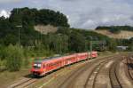 Der 611 024 am 16.07.2012 in Biberach (Ri).