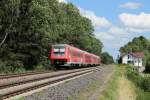 611 541 + 611 xxx als RE nach Basel Bad Bf in Bad Schussenried am 31.07.2012