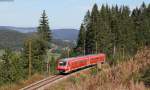 611 027-4 als RB 26949 (Titisee-Seebrugg) bei Brental 16.9.12