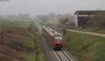 611 042-3 und 017-1 als IRE 3365 (Basel Bad Bf-Ulm Hbf) bei Wilchingen Hallau 18.11.12