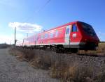 Knapp wars... *puuuh* 
Am 20.2.14 war 611 006 als IRE3258 nach Stuttgart Hbf unterwegs.
Aufgenommen zwischen Hechingen und Bodelshausen. 