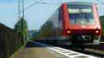 Am 11.9.11 schoss 611 001 zusammen mit 611 024 durch den Bahnhof Tübingen Lustnau.