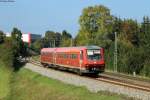 611 041 als RE 22313 (Rottweil-Neustadt) bei Rottweil-Saline, 04.10.2014.