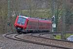 611 016 nach Basel Bad Bf bei Thayngen.Bild vom 17.12.2014