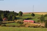 611 041-5 als RE 22300 (Neustadt(Schwarzw)-Rottweil) bei Unadingen 22.8.15