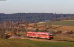 611 016-6 als IRE 3208 (Ulm Hbf-Neustadt(Schwarzw)) bei Bachheim 26.12.15