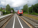 611 007 + 039 als Ire 3214 (Ulm hbf -Neustadt (schwarz)) bei der Einfahrt in den Bahnhof Schelklingen am 11.06.2016
