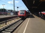 611 006 abfahrbereit in Ulm hbf Gleis 6 Nord als Rb 22617 (Ulm hbf -Aulendorf) am 24.06.2016