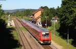 611 036-5 und 611 016-6 als IRE 3214 (Ulm Hbf-Neustadt(Schwarzw)) in Döggingen 22.6.16