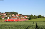 611 036-5 und 611 016-6 als IRE 3214 (Ulm Hbf-Neustadt(Schwarzw)) bei Löffingen 22.6.16