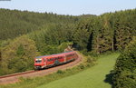 611 004-2 als RE 22300 (Löffingen-Rottweil) bei Bachheim 7.7.16