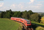 611 049- 7 und 611 027-4 als IRE 3214 (Ulm Hbf-Neustadt(Schwarzw)) bei Bachheim 20.7.16