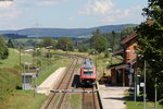 611 024-1 als IRE 3208 (Ulm Hbf-Neustadt(Schwarzw)) in Döggingen 30.7.16