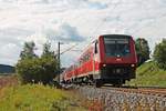 Am Nachmittag des 20.09.2017 fuhr 611 036 zusammen mit 611 034 als IRE (Basel Bad Bf - Ulm Hbf) bei Thayngen über die Hochrheinbahn in Richtung Gottmadingen.