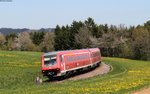 611 016-6 als IRE 3206 (Ulm Hbf-Neustadt(Schwarzw)) bei Bachheim 5.5.16