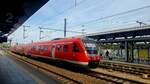 612 645 bei der Einfahrt in Erfurt Hauptbahnhof am 18.07.2022, Weiterfahrt als RE7 nach Würzburg [NVR-Nummer: leider nicht bekannt]