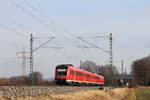 612 963 DB Regio bei Trieb am 25.02.2017.