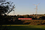 RE3436 von Hof Hbf nach Nürnberg bei Schwingen, 17.08.2016