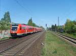 Zwei 612er fahren am 30.4.07 als RE 3611 in Richtung Ilsenburg durch Barnten.