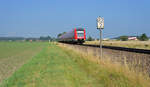 Rasend schnell passierte 612 632-0 am Vormittag des 21.07.17 den Kilometer 82.0 hinter Freihöls in Richtung Irrenlohe.