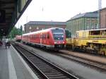 612 034-9 wartet am 27.05.07 in Zwickau Hbf. auf seine nchste Fahrt nach Gttingen.Dahinter abgestellt eine 143.