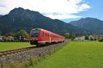 DB Regio 612 079 am 27.08.18 bei Oberstdorf (Allgäu) 