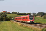 612 083-6 und 612 081-0 als RE 3292 (Augsburg Hbf-Lindau Hbf) bei St.Alban 28.8.18